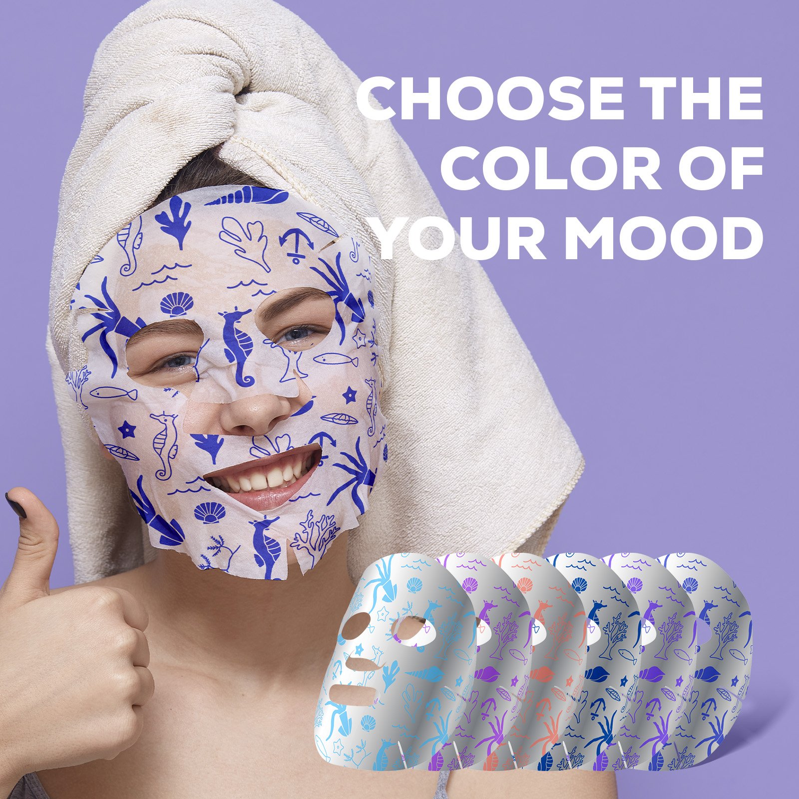 Private Label Whitening Anti Aging Wrinkle Gold Black Lifting Ice Cooling Collagen Beauty Skin Care Face Mask Sheet For Woman