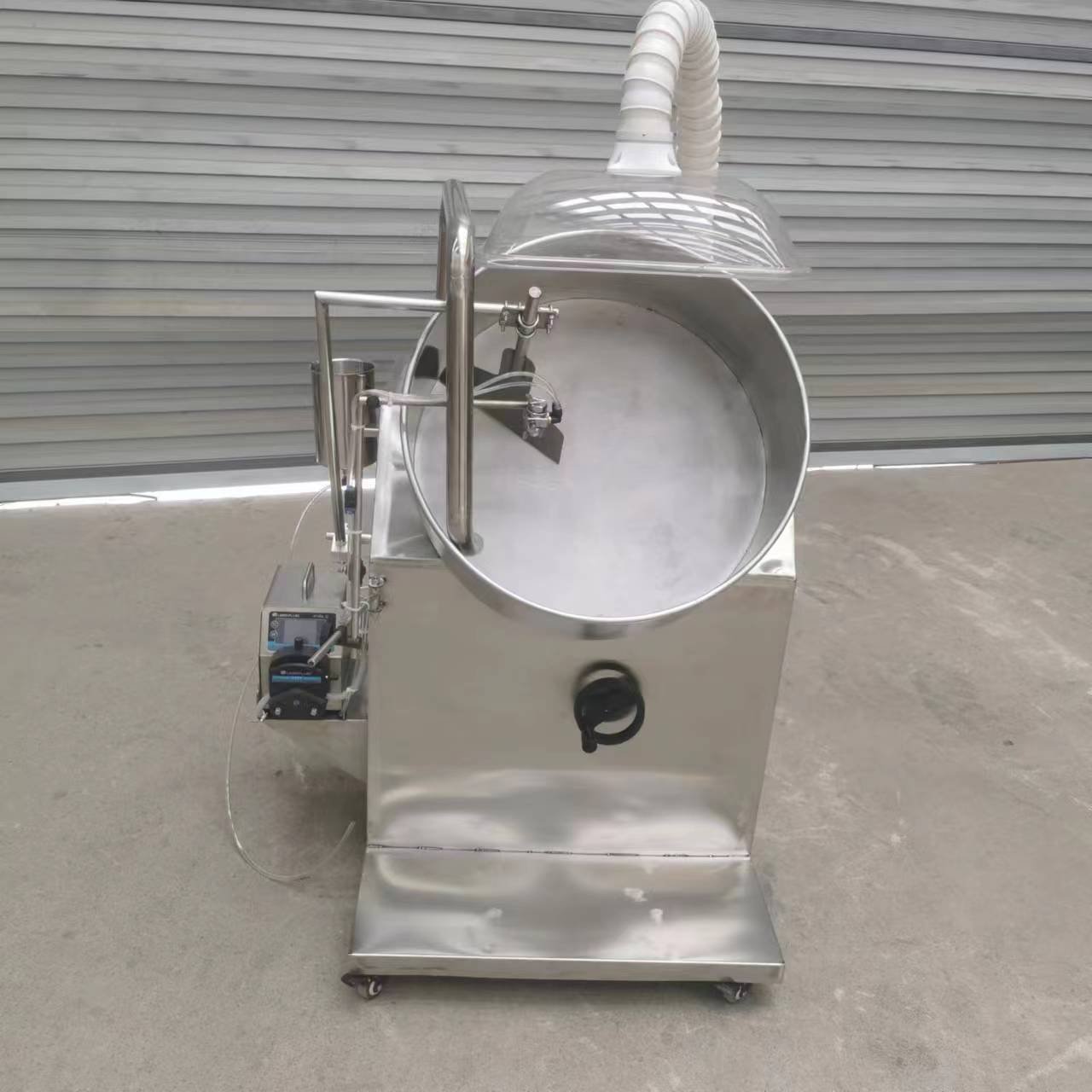 Fertilizer cement chemical powder granulation equipment Laboratory small stainless steel disk organic fertilizer granulator