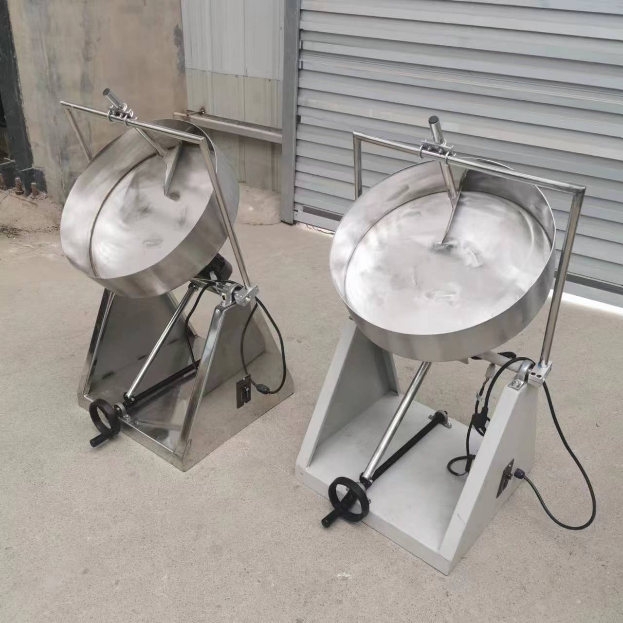 Fertilizer cement chemical powder granulation equipment Laboratory small stainless steel disk organic fertilizer granulator