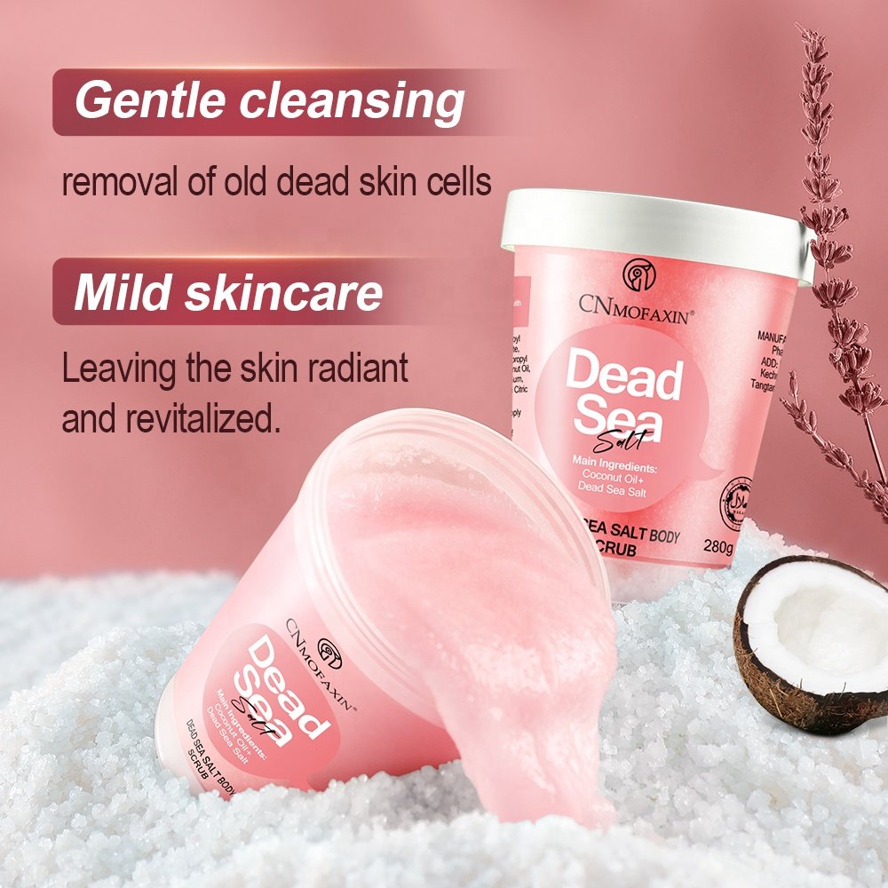 Exfoliating Sea salt scrubs for women prevent skin smooth and lighteness