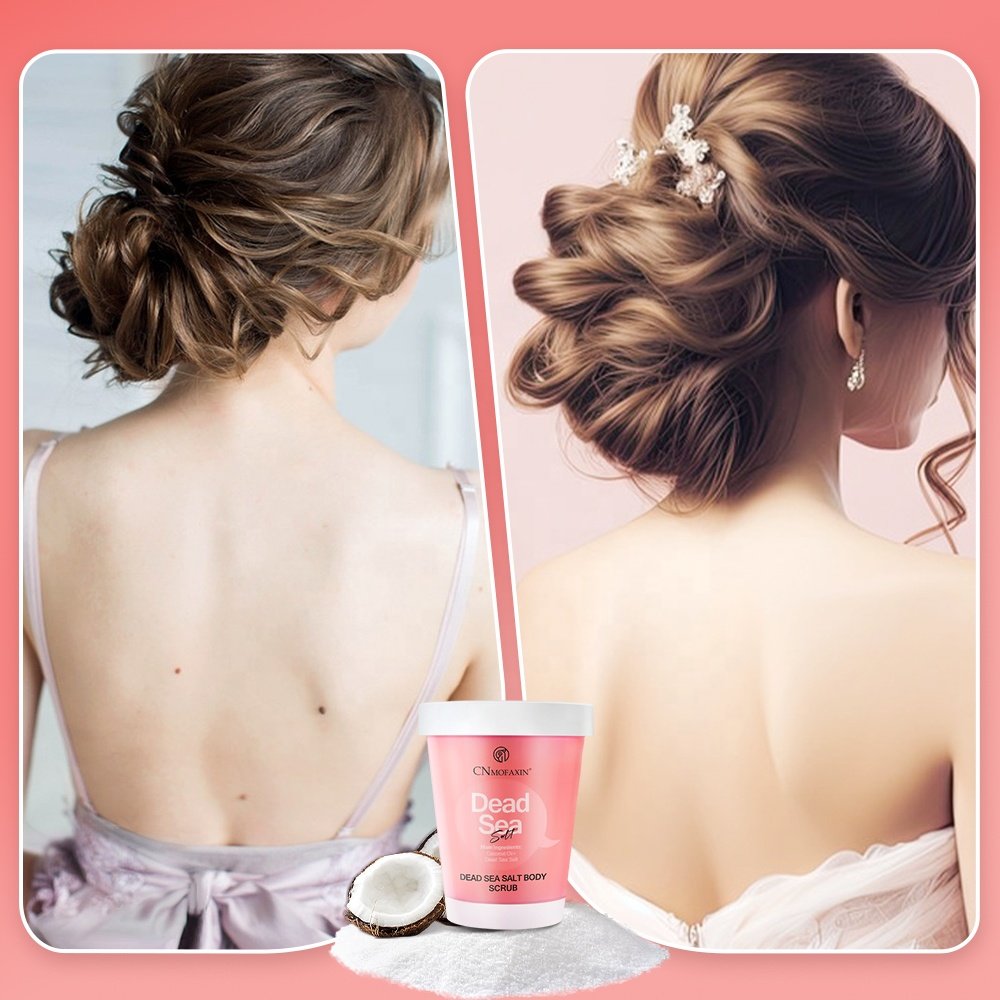 Exfoliating Sea salt scrubs for women prevent skin smooth and lighteness