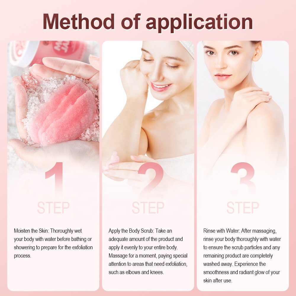 Exfoliating Sea salt scrubs for women prevent skin smooth and lighteness