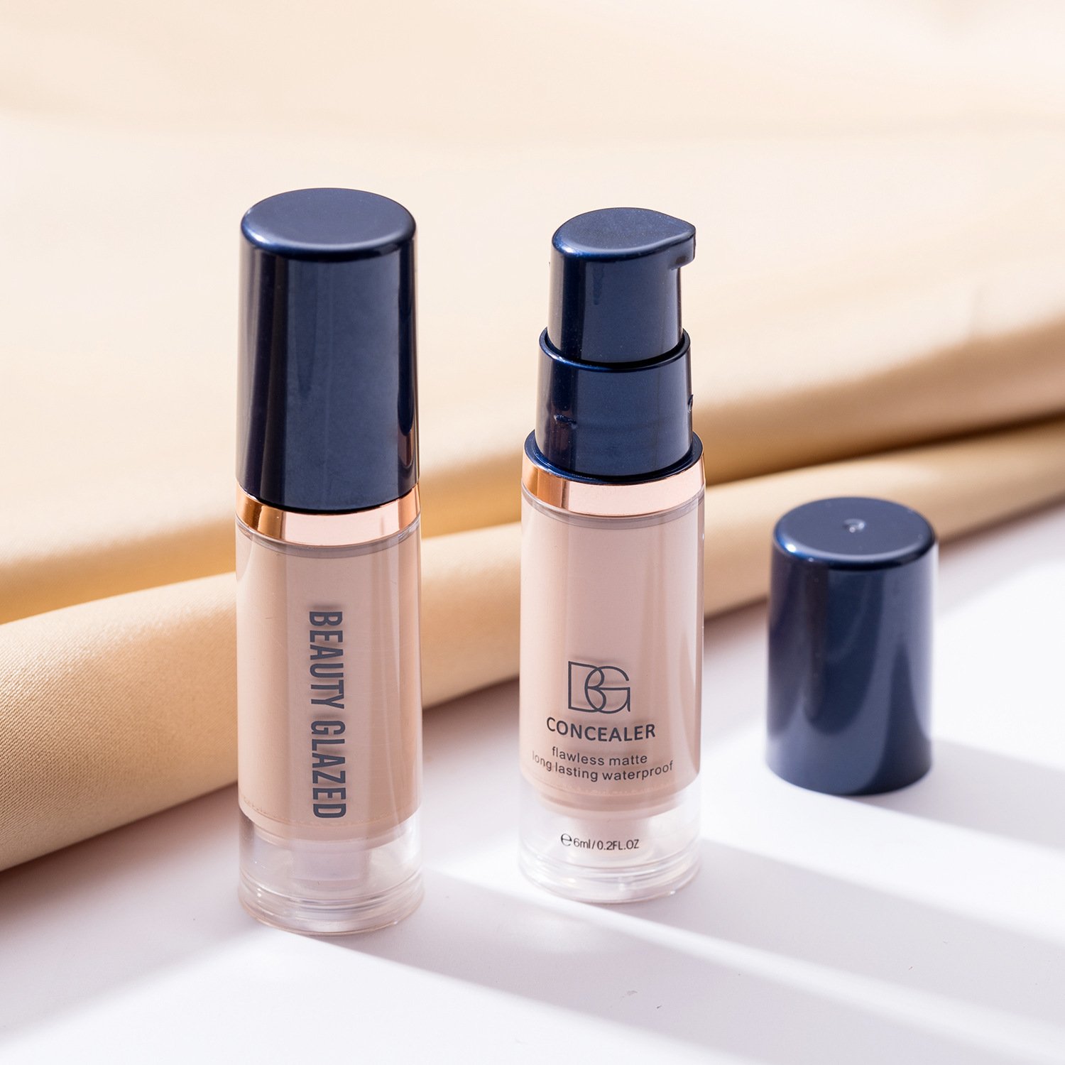 new all-covered waterproof concealer Matte glazed smooth, moisturizing and refreshing blend nourish