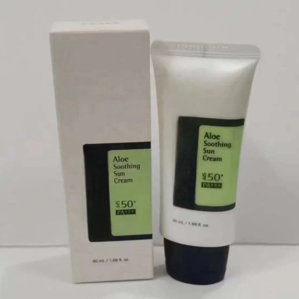 Cos Aloe Soothing SPF 50 PA+++ 50ml Soothing light and fast absorbing Moisturizing refreshing sunscreen