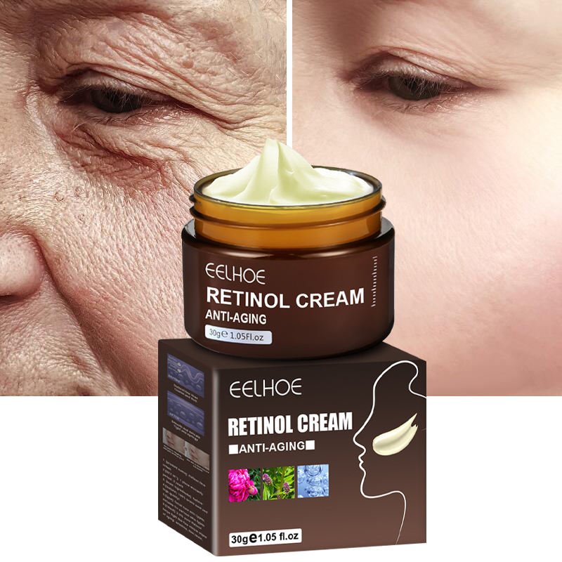 Wholesale Organic Facial Skin Care Revitalizer Moisturizer Face Lift Cream Hyaluronic Acid Anti Aging Retinol Face Cream