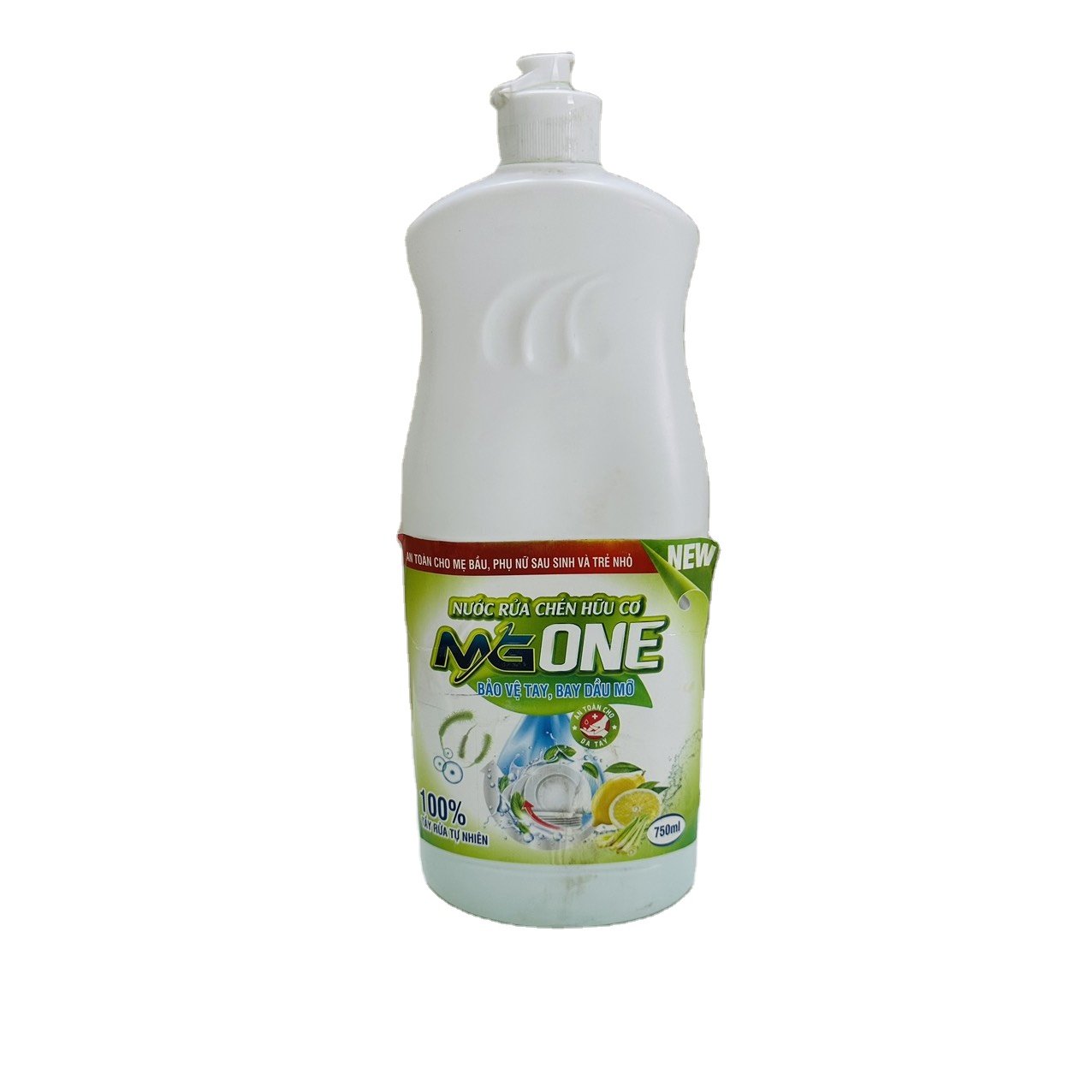 MGone lemongrass scented dishwashing liquid comes from nature and does not harm the skin from Viet Nam