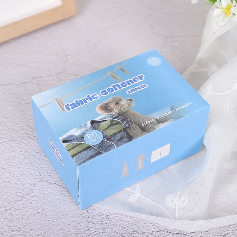Fresh Flavor Dryer Sheet Wholesale Organic Biodegradable Fabric Softener Eco Friendly Laundry Dryer Sheets