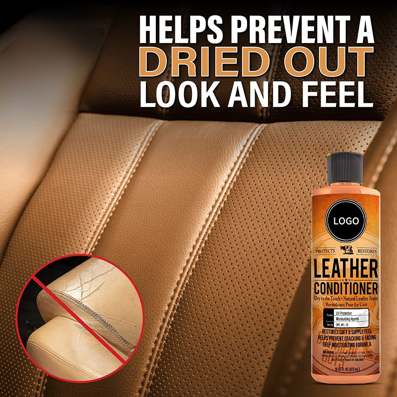 Customized Logo Automotive Car Leather Seat Cleaner And Conditioner Organic Eco Cleaner Leather
