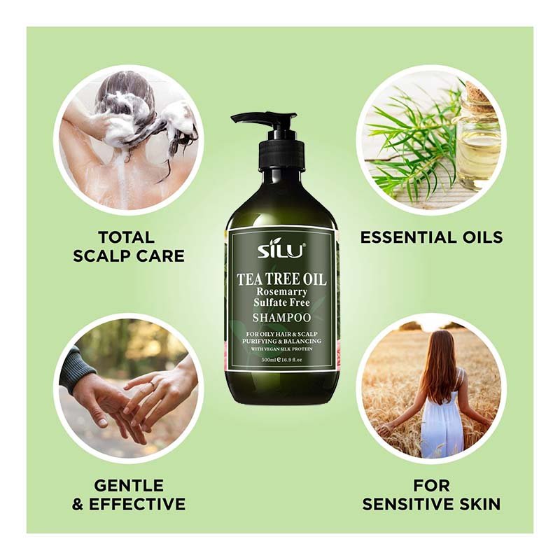 Best sold hair products teatree oil conditioner white body saw palmetto green tea shampoo