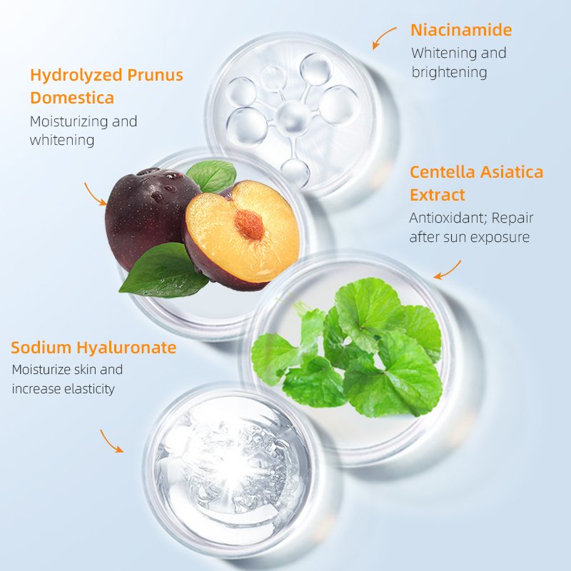 OEM Moisturizer Face Oil-free Waterproof Natural Organic Physical Chemistry Protector Anti Sunburn Portable Sunscreen Cream