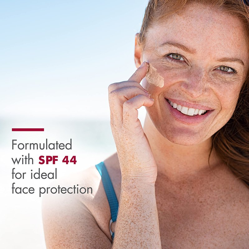 Private Label UV Elements SPF 44 Sunblock Cream Tinted Moisturizer Dry Skin Mineral Facial Sunscreen