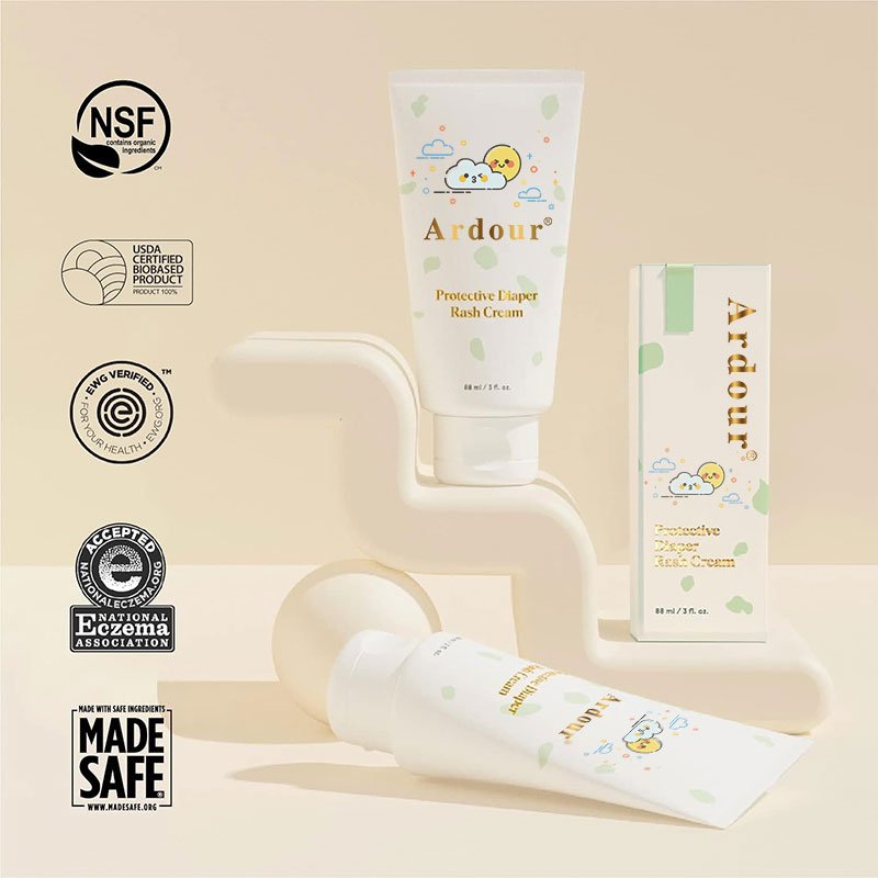 baby skin care Organic Protective Baby Diaper Rash Cream for Sensitive Skin 14% Zinc Oxide Rash Ointment Cream Soothes