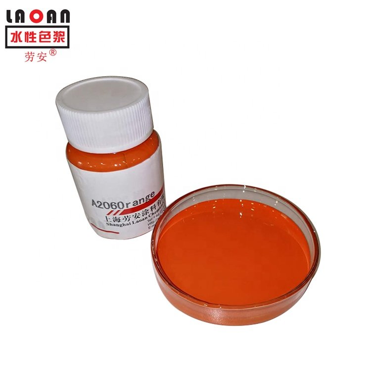 A026 Orange FGRN Color Pigment Paste for Silk Screen Printing Ink