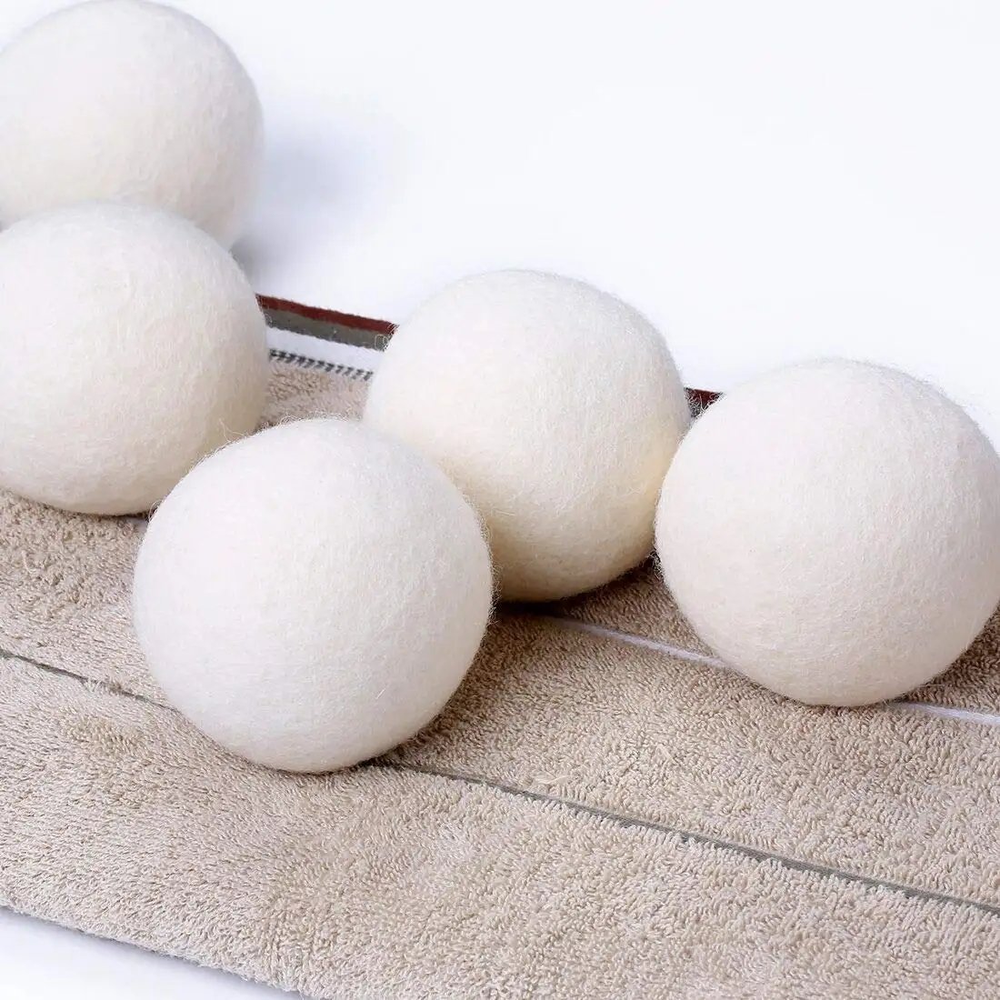 Hot Selling 100%New Zealand Wool Washing Ball Laundry 3 Pack Organic Wool Dryer Balls