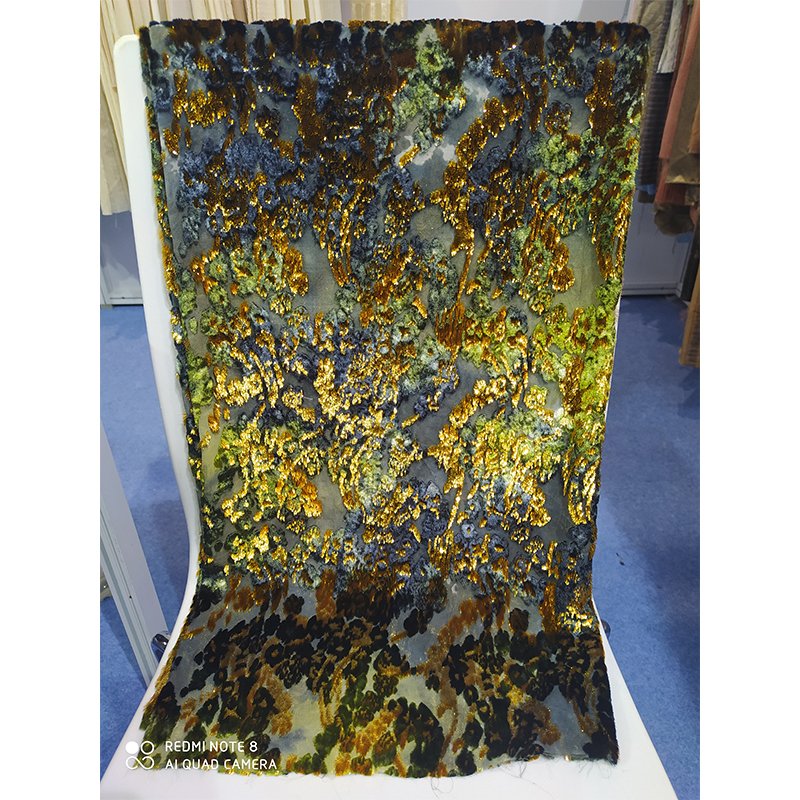 Promotional Silk Velvet Dirac & Garbasa Sets Jacquard Metallic Lurex Somali Dirac Fabric Silk Used for Making Saris/