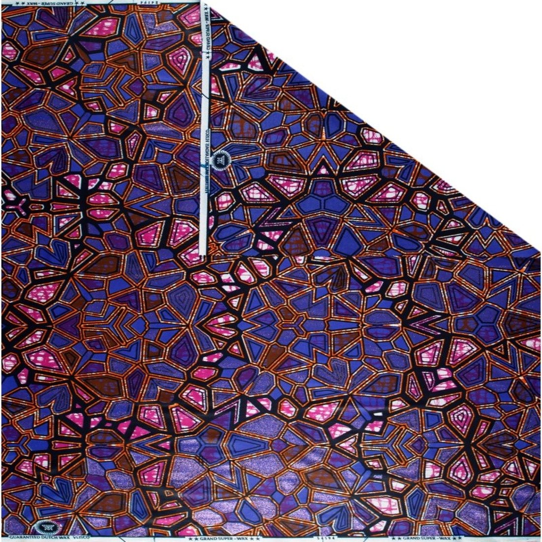 High-Quality African Wax Printed Fabric Holland Loincloth with Vibrant Patterns, Ideal for Traditional Wear and Custom Designs