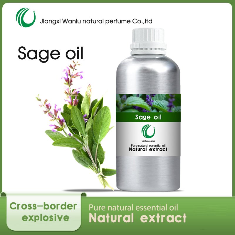 Manufacturer wholesale sage essential oil customised free sample pure natural organic sage oil