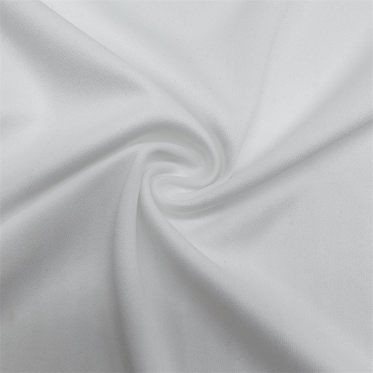 Gloss Comfortable Lightweight Flowing Non-Shrink 100Gsm 100% Polyester Organic Interlock Fabric For Garment