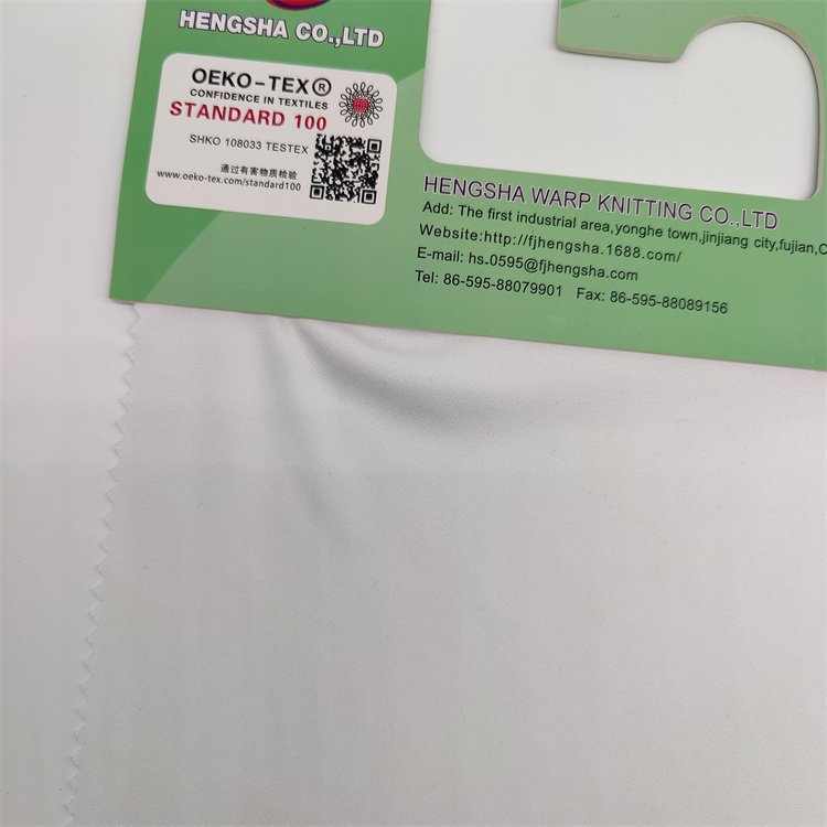 Gloss Comfortable Lightweight Flowing Non-Shrink 100Gsm 100% Polyester Organic Interlock Fabric For Garment