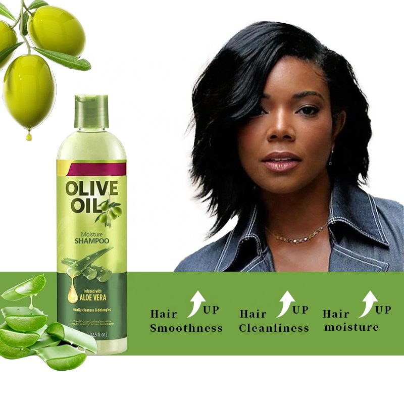 Keratin Private Label Olive Moisturizes Nourished Olive Hair Shampoo And Conditioner Oil Organic Hair Care Set