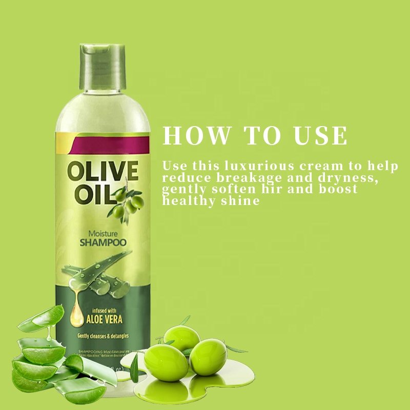 Keratin Private Label Olive Moisturizes Nourished Olive Hair Shampoo And Conditioner Oil Organic Hair Care Set