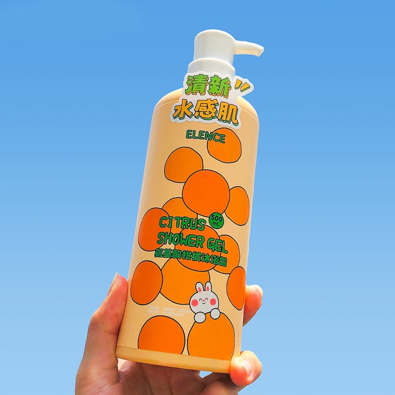 Wholesale natural body wash organic kiwi cherry whitening moisturizing body wash scrub shower gel