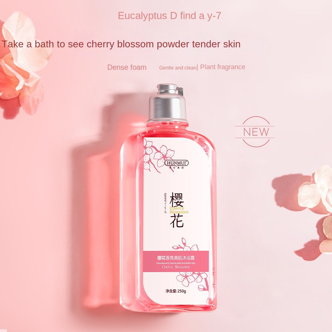 Shower Gel Cherry Blossom Aromatherapy Beauty Gentle Cleansing Rejuvenation Moisturizing Moisturizing Bath Body Skin Care