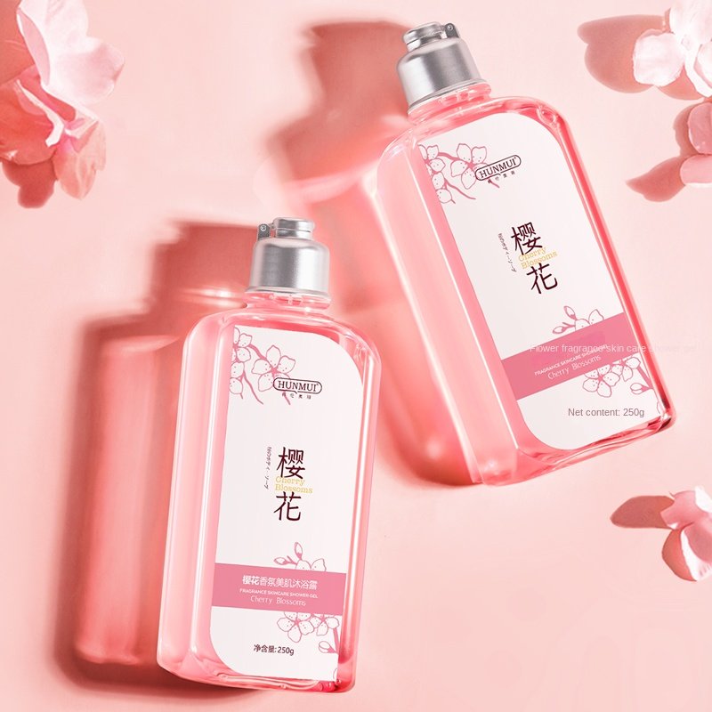 Shower Gel Cherry Blossom Aromatherapy Beauty Gentle Cleansing Rejuvenation Moisturizing Moisturizing Bath Body Skin Care