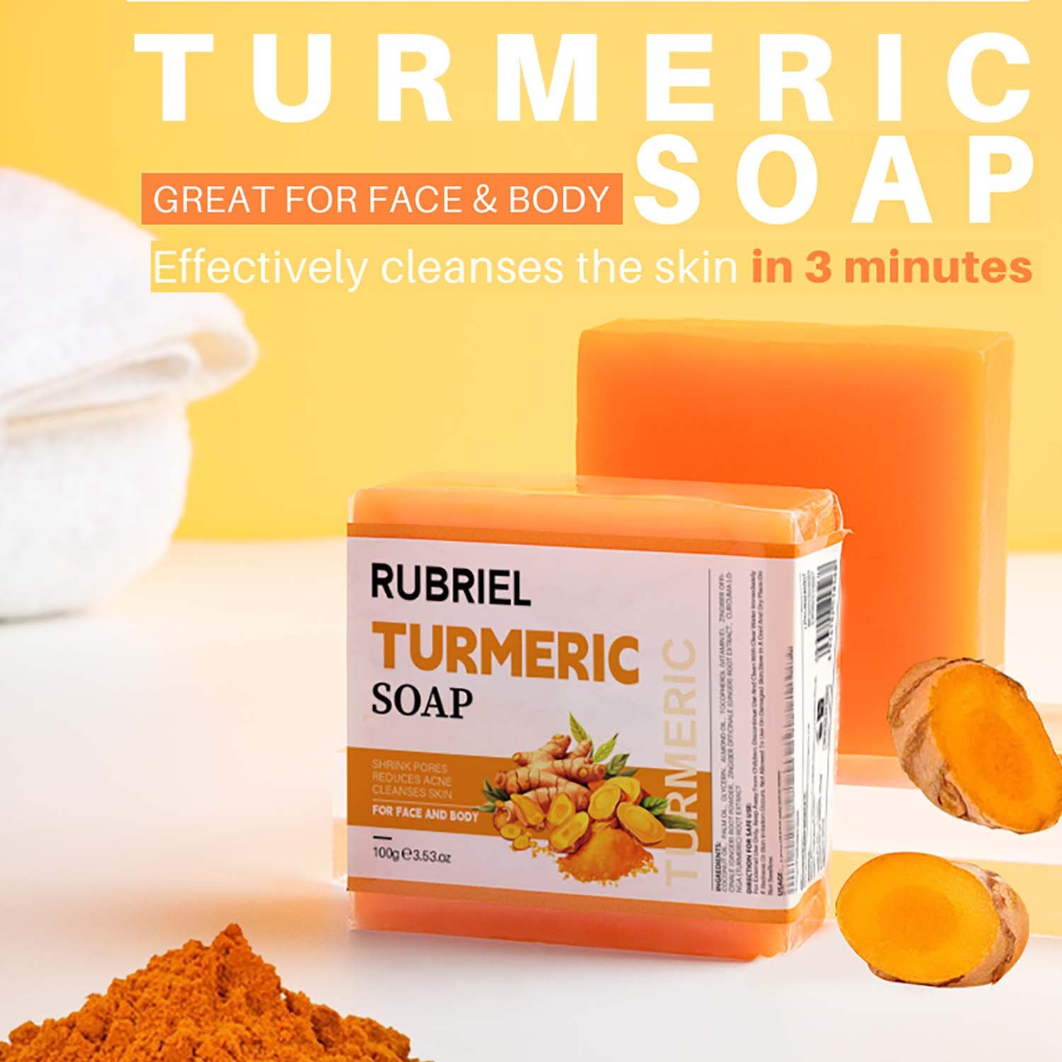 Goat Milk Silk/Turmeric /Ginger /Coffee/Sea Salt Handmade Soap Dead Sea Mud Natural Turmeric Soap