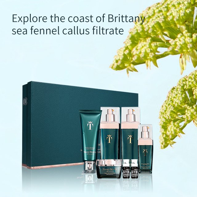 Sea Fennel Skin Care Collection - Facial Moisturizer Anti-Aging Hydration Kit Natural Organic Face Beauty Care Set