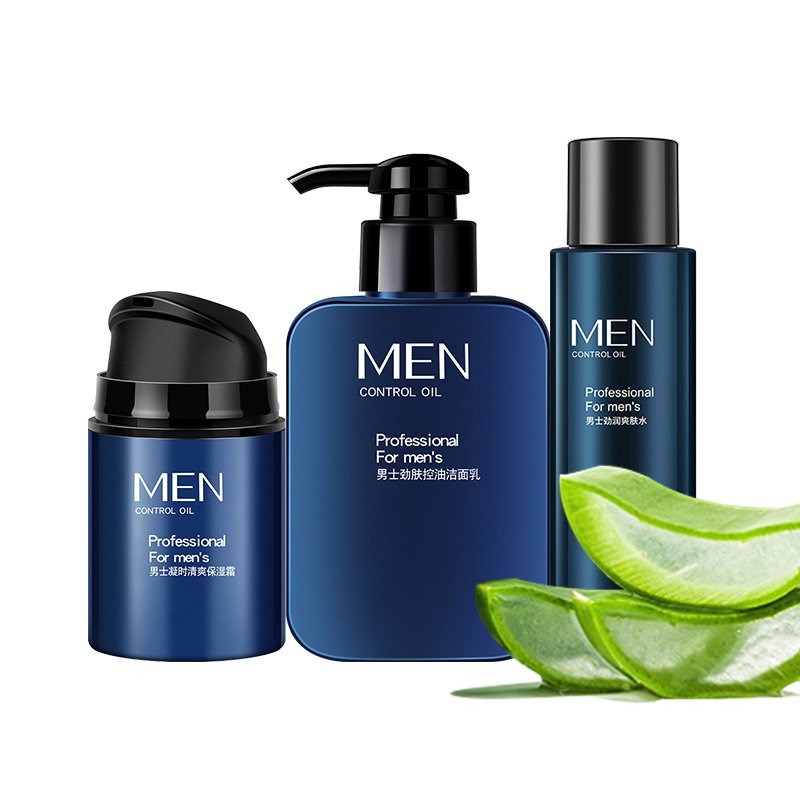 Amazon Hot Sale Refreshing Moisturizing Personalized Organic Skin Care Set For Men