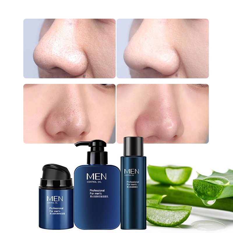 Amazon Hot Sale Refreshing Moisturizing Personalized Organic Skin Care Set For Men