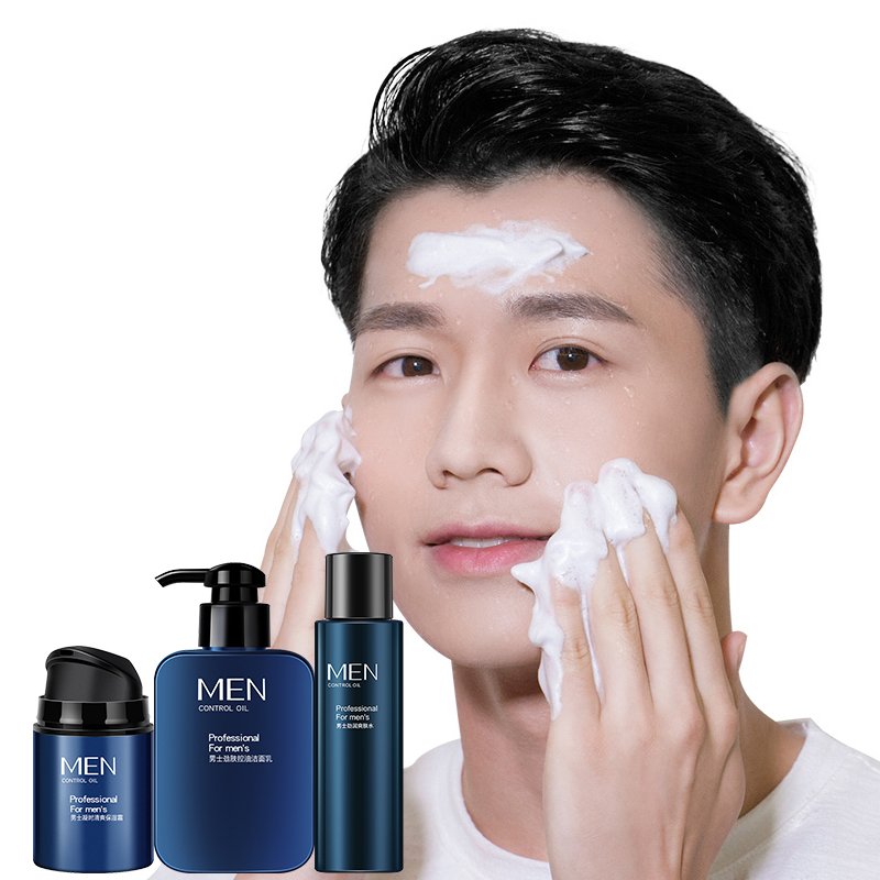 Amazon Hot Sale Refreshing Moisturizing Personalized Organic Skin Care Set For Men