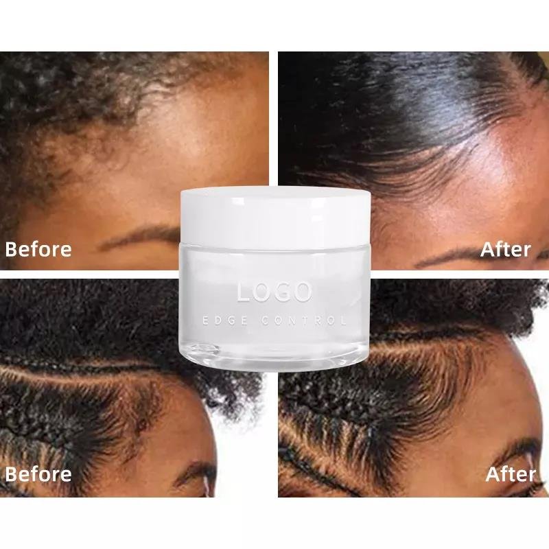 Customize private label 200g honey Bee strong hold edge control Hair Wax Styling Shine Jam for Women beauty controle des bords