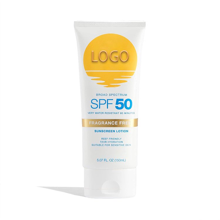 OEM Facial Body Sunscreen Waterproof Proprietary Brand SPF 50 Natural Coral Reef Safety Cream Form Vegan Organic Mineral