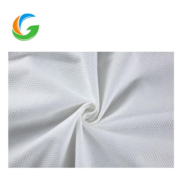 Golden Biodegradable 100% Bamboo Viscose fiber Spunlace Non Woven Fabric 100% Viscose For Wet Wipes/Disposable Soft Towels