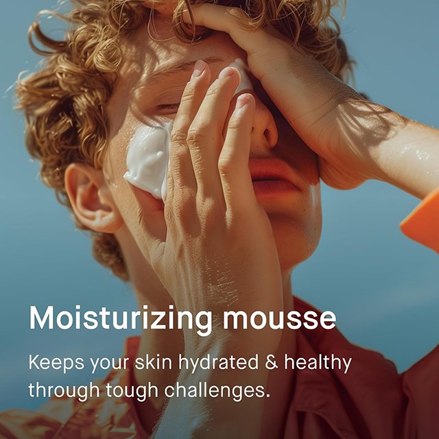 Self Owned Brand's Natural Organic Lightweight Sunscreen Mousse Spf 50+ Pa+++ Long-Lasting Sun Protection Water Resistance