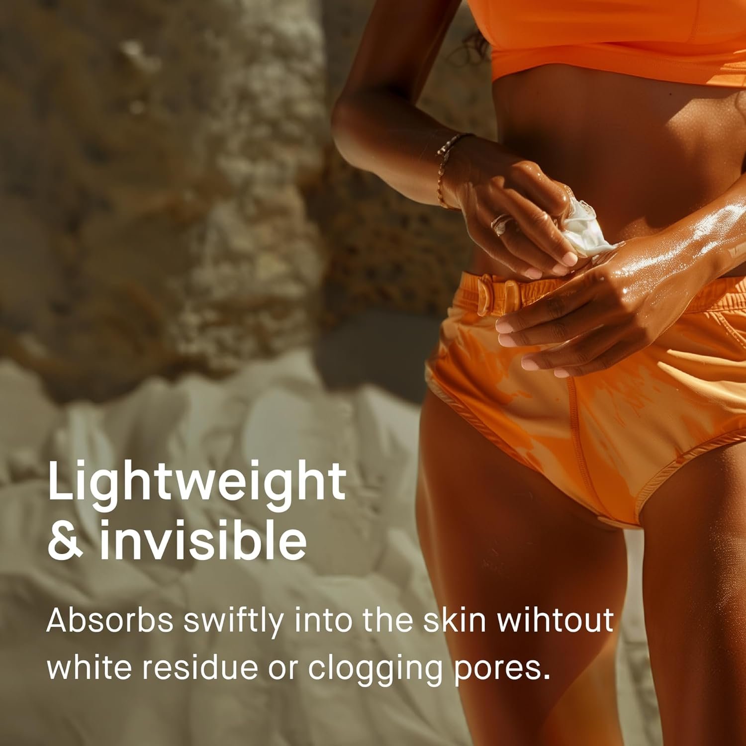 Self Owned Brand's Natural Organic Lightweight Sunscreen Mousse Spf 50+ Pa+++ Long-Lasting Sun Protection Water Resistance