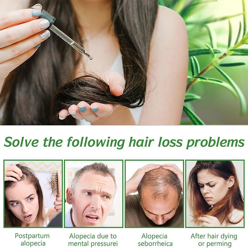 Organic rosemary hair oil Repair damaged hair and scalp Rosemary hair oil