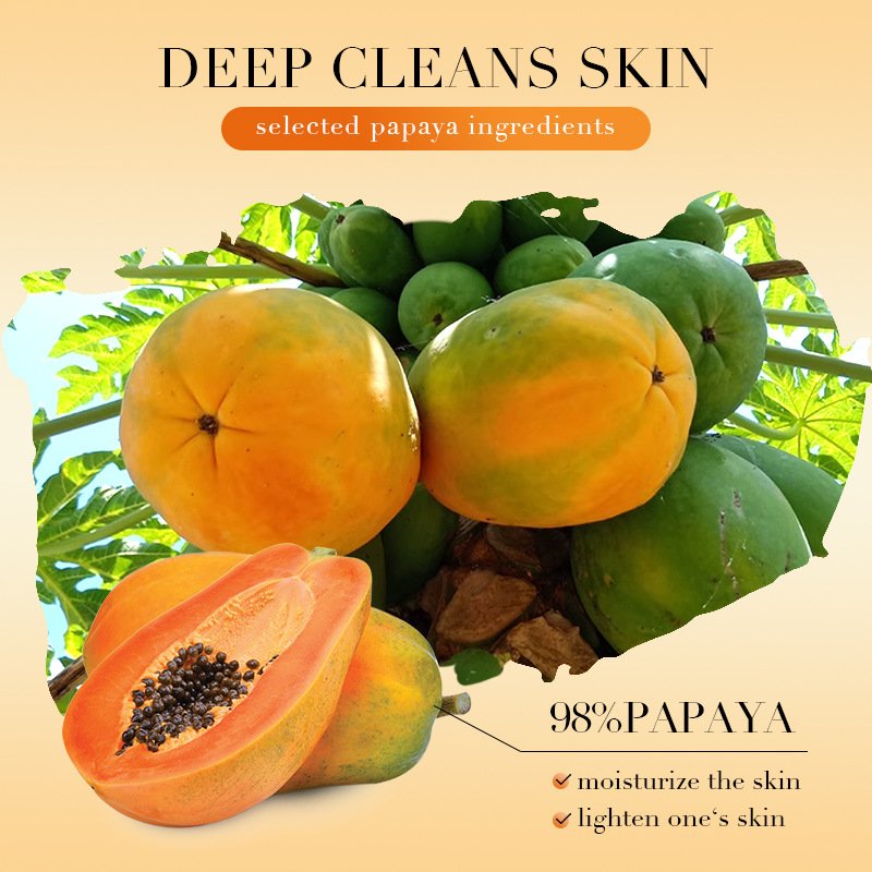 Explosive papaya vitamin C bright white nourishing shower gel