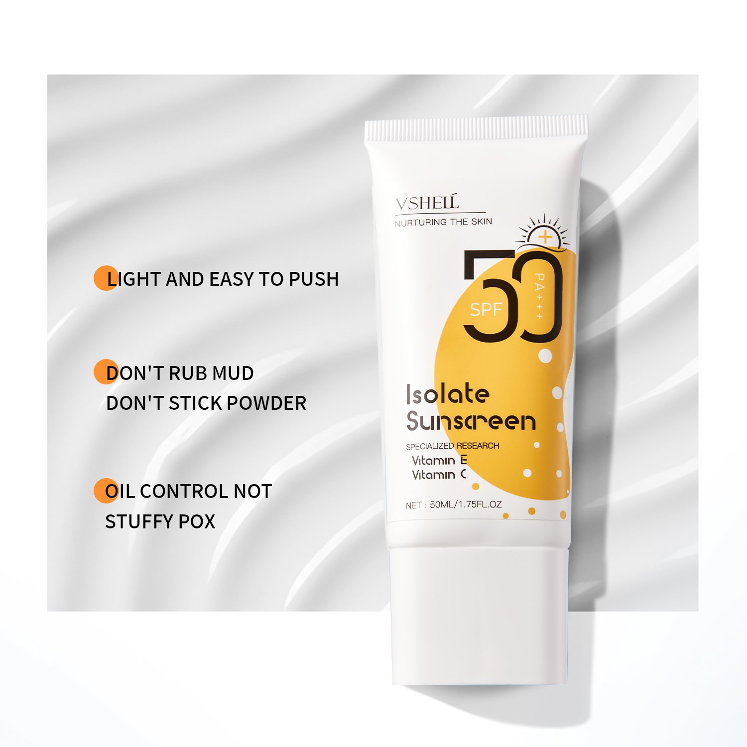 Private Label Korean Sunblock Water Resistant Non-Greasy Natural Organic Mineral Sun Block Cream Spf 50 Sunscreen