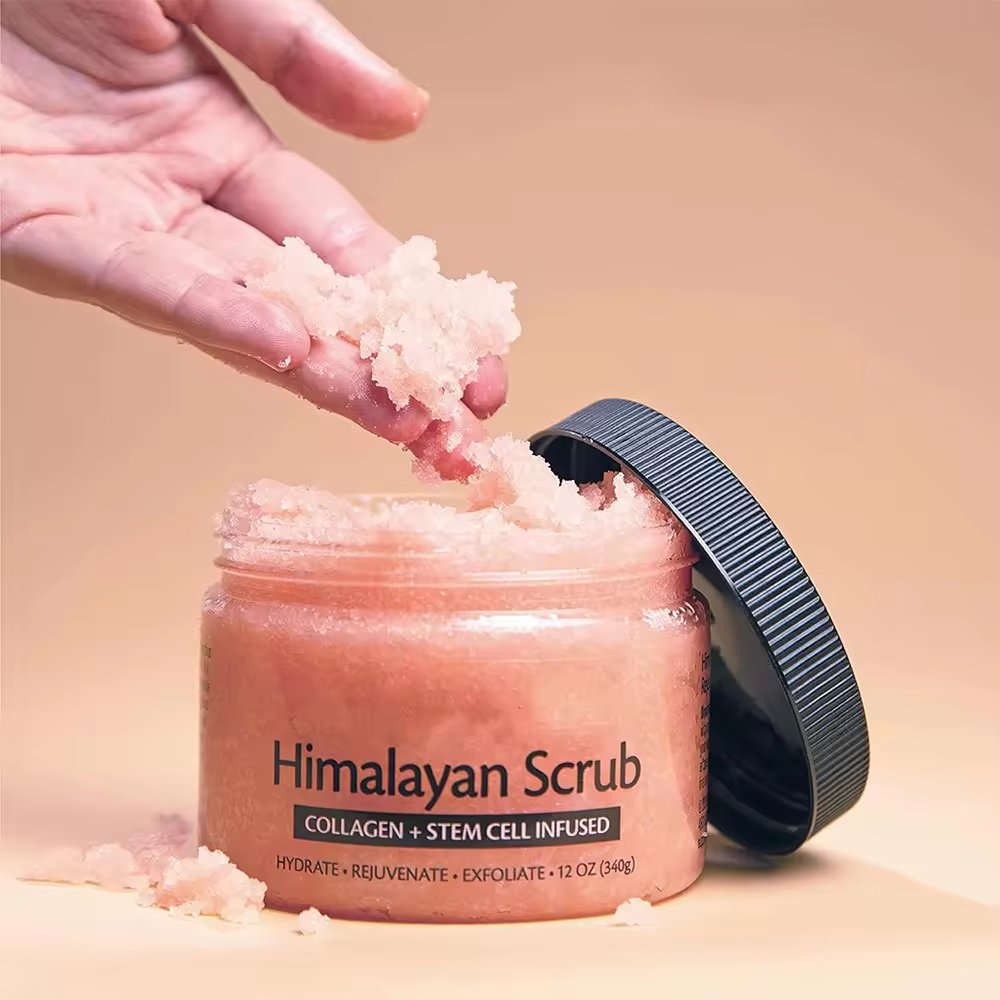 100% Natural Organic Hot Selling Lightening Vitamin c Private Label Skin Care Essential Oil Body Scrub