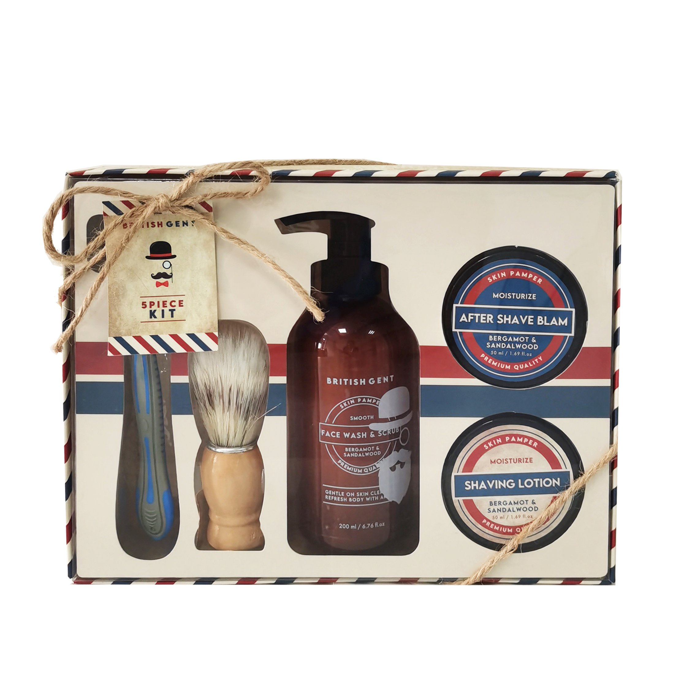 Rapid Growth Remain Black Men's Shaving Grooming Beard Wash Beard Oil Kit