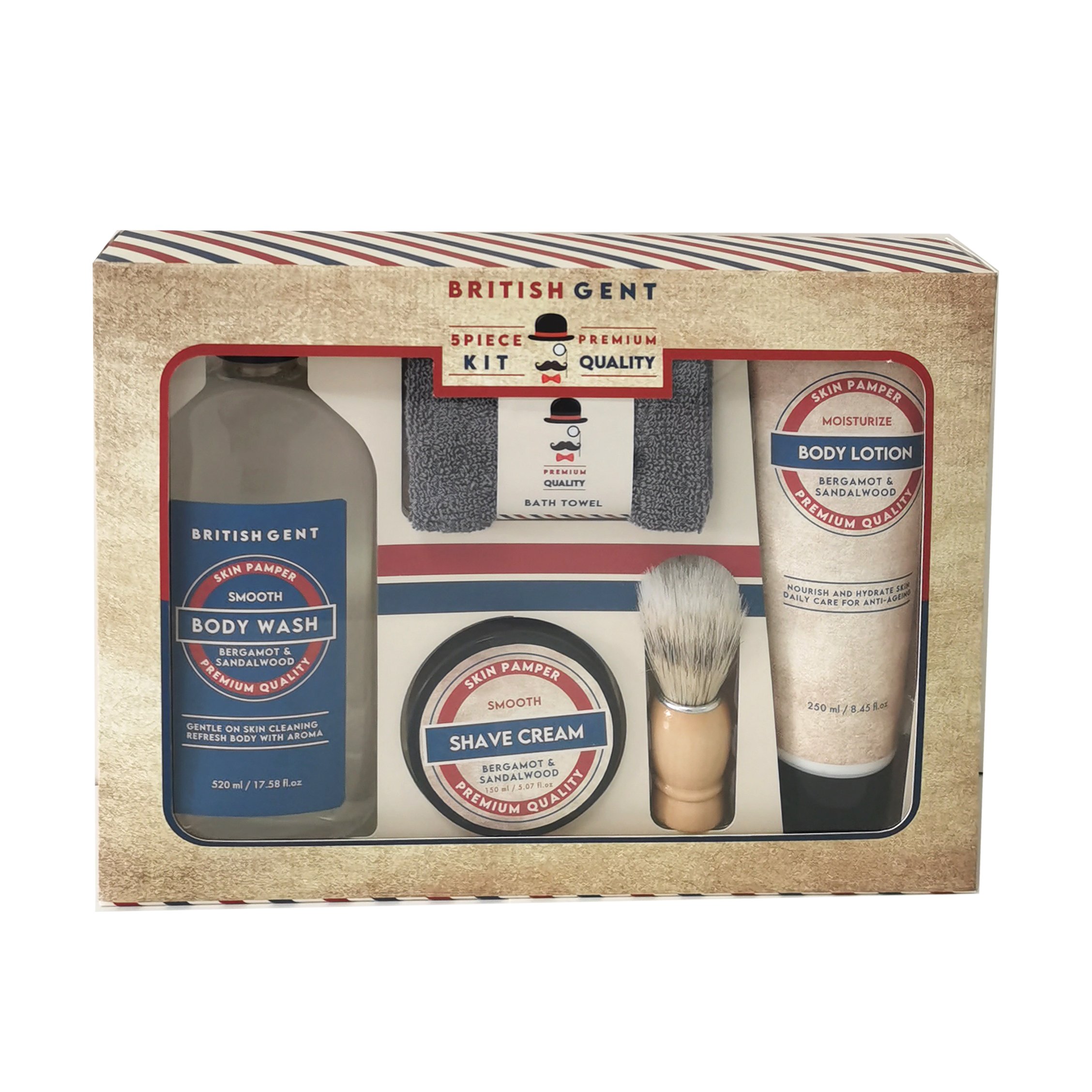 Rapid Growth Remain Black Men's Shaving Grooming Beard Wash Beard Oil Kit