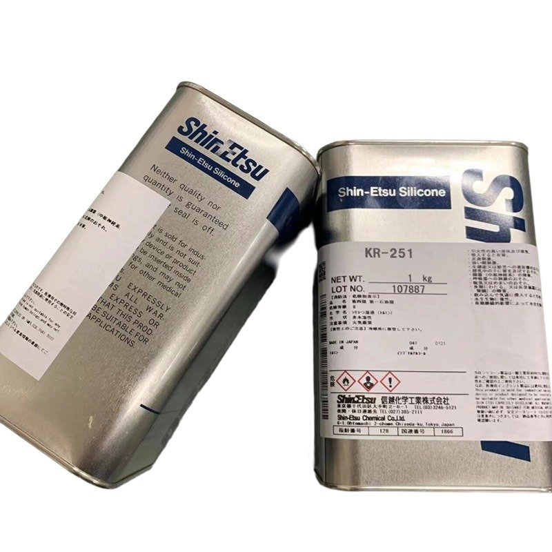 Shinetsu KR-251 silicone resin three proof adhesive coating adhesive circuit board protective agent