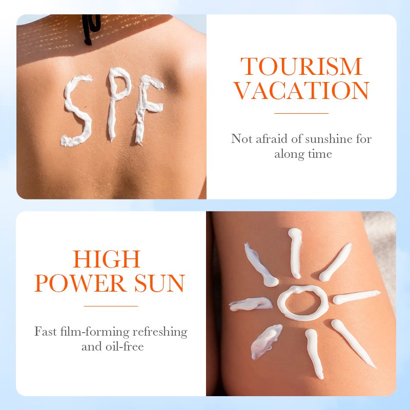 BIOAQUA Organic Moisturizing Refreshing Non-greasy Soothing UV SPF 60 + Aloe Vera Sunscreen 100% Natural