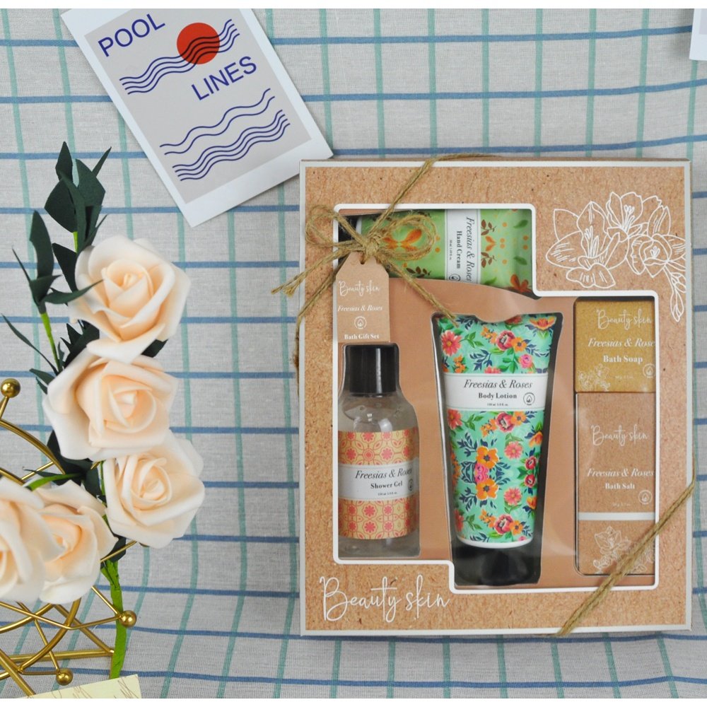 OEM Private Label Luxury Nature Body Wash Body Lotion hand cream Bath Gift Set