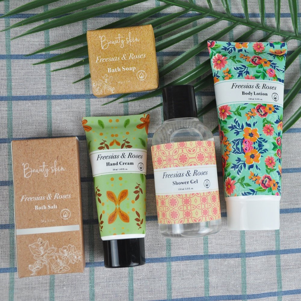 OEM Private Label Luxury Nature Body Wash Body Lotion hand cream Bath Gift Set
