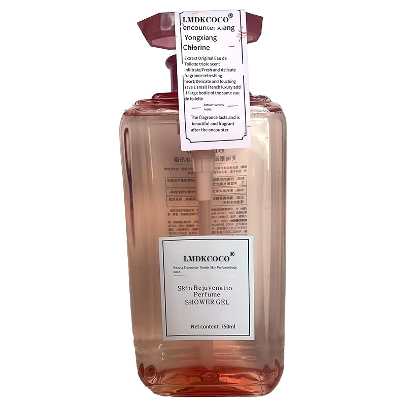 Whitening Body Wash with Exquisite Floral Scent Reasonably Priced Organic 500ml Shower Gel Chemical Ingredients for Hotels