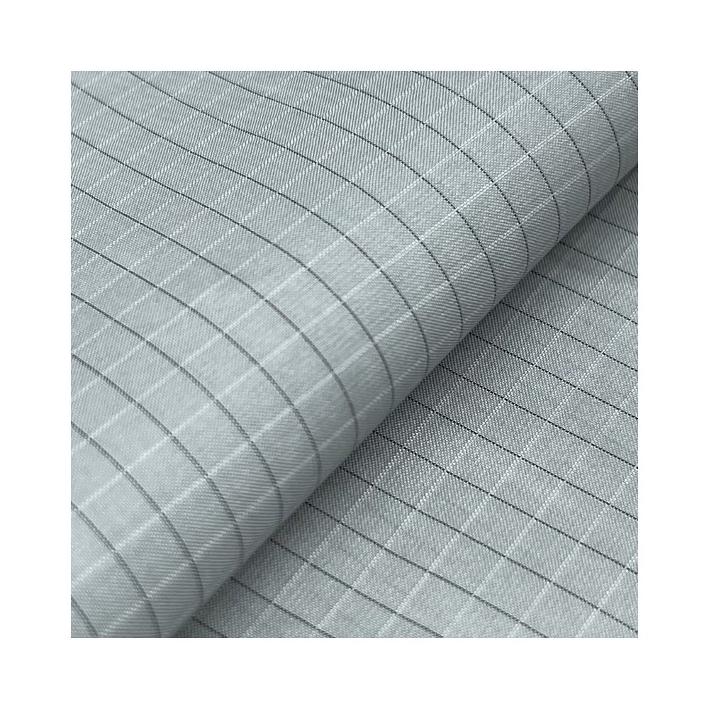 Factory supply windproof graphene plaid fabric lightweight nylon fabric